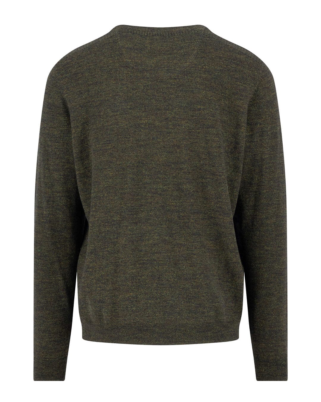 Fynch-Hatton Jumpers Fynch-Hatton Green O-Neck Cotton Wool Sweater