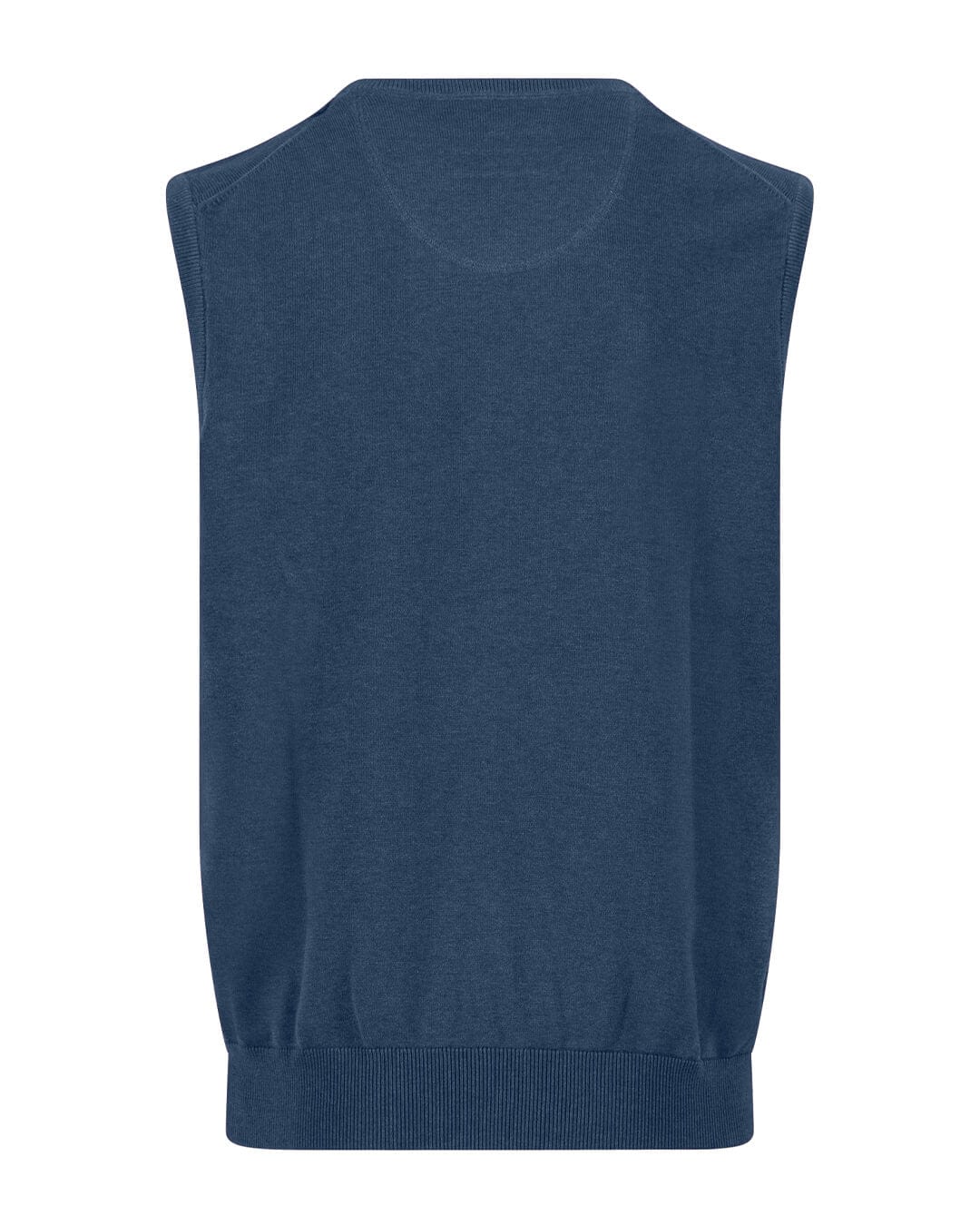 Fynch-Hatton Jumpers Fynch-Hatton Navy Blue Slipover Superfine Sweater