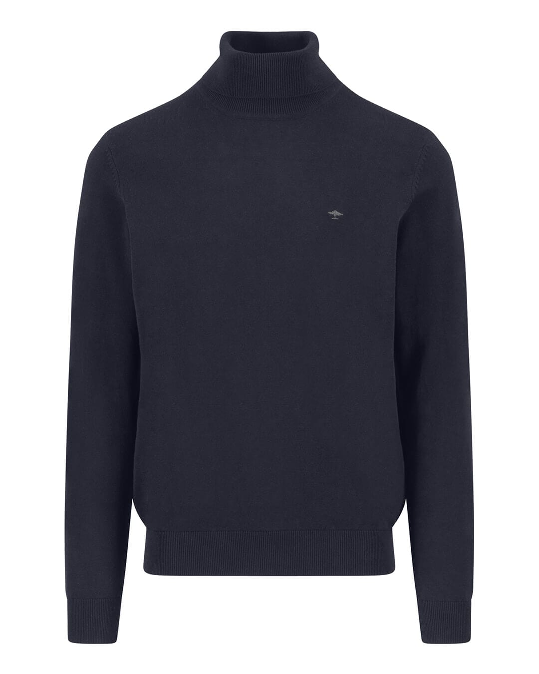 Fynch-Hatton Jumpers Fynch-Hatton Navy Rollneck Superfine Jumper
