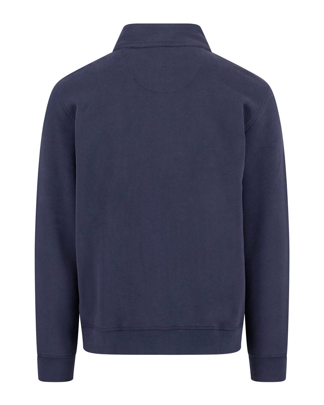 Fynch-Hatton Jumpers Fynch-Hatton Navy Sweat Stand-Up Cardigan