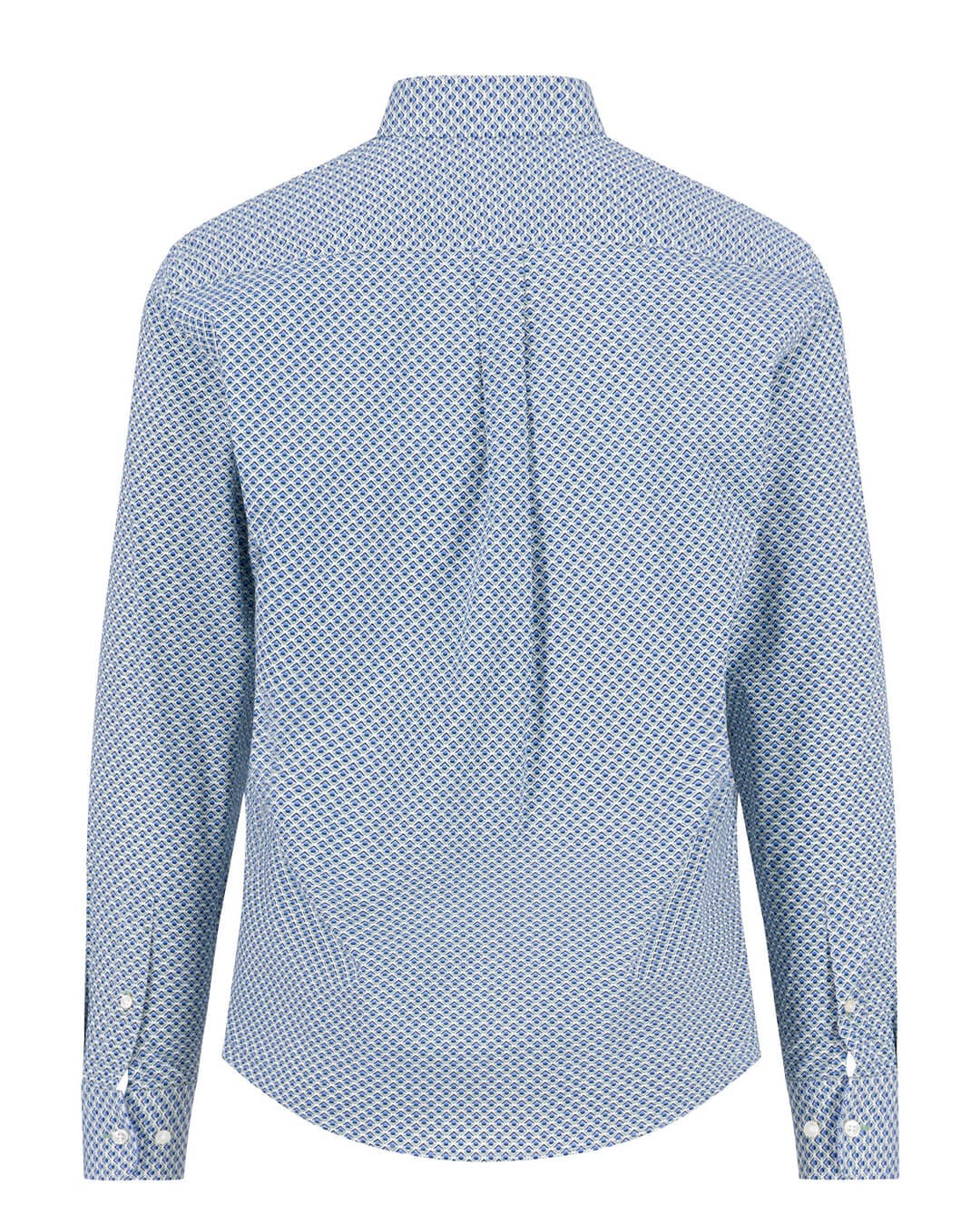 Fynch-Hatton Shirts COMBI PRINT BD LS GREEN F734