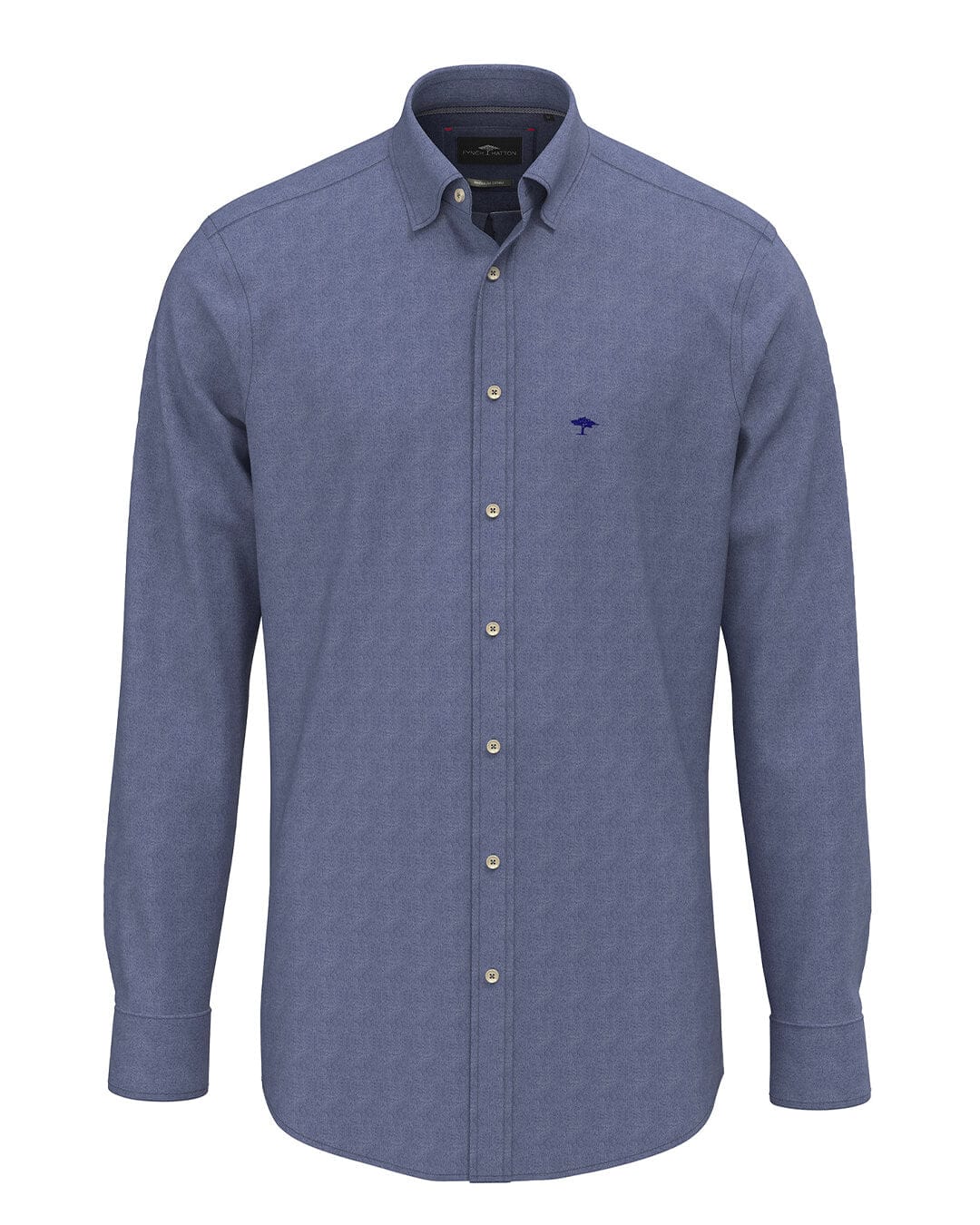 Fynch-Hatton Shirts Fynch-Hatton Blue Kent Ls Denim Shirt