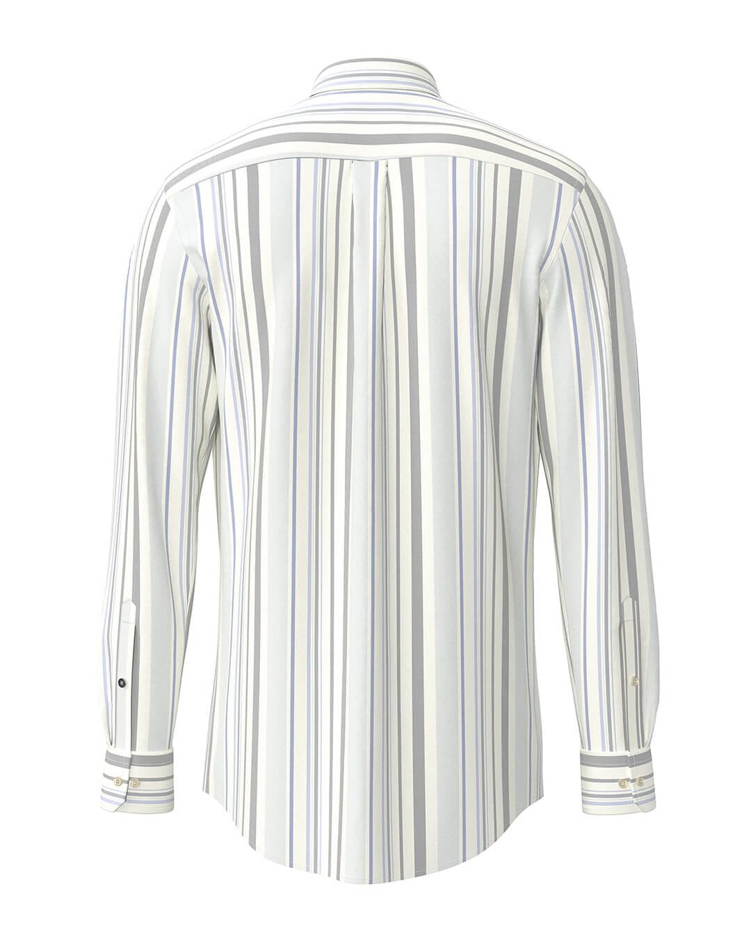 Fynch-Hatton Shirts Fynch-Hatton Colourful Oxford Stripes Sky Blue Shirt