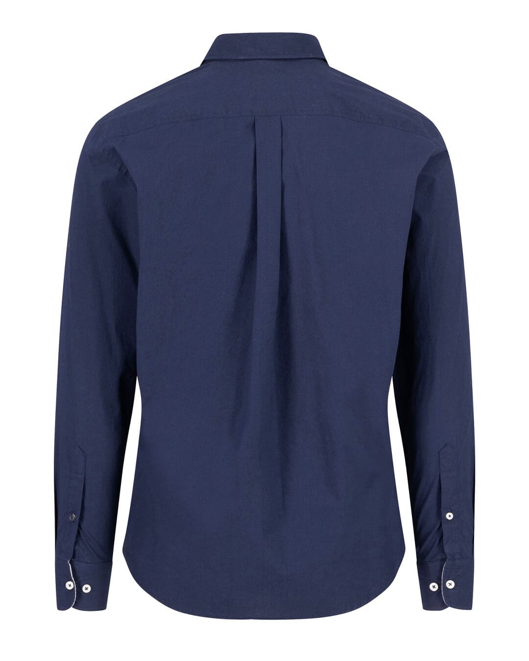 Fynch-Hatton Shirts Fynch-Hatton Navy Essential Solid Poplin Kent Ls Shirt