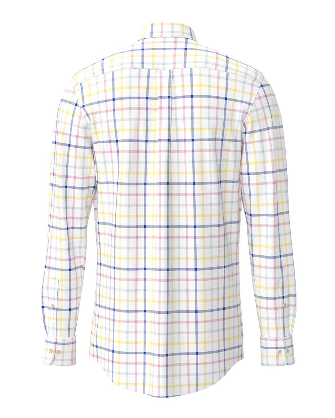 Fynch-Hatton Shirts Fynch-Hatton Oxford Checked Yellow Shirt