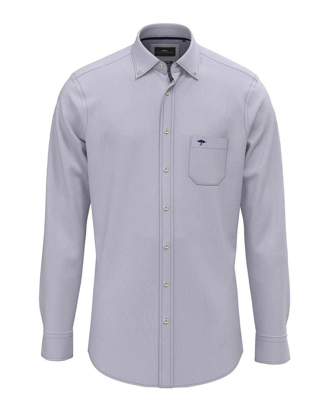 Fynch-Hatton Shirts Fynch-Hatton Oxford Navy Shirt
