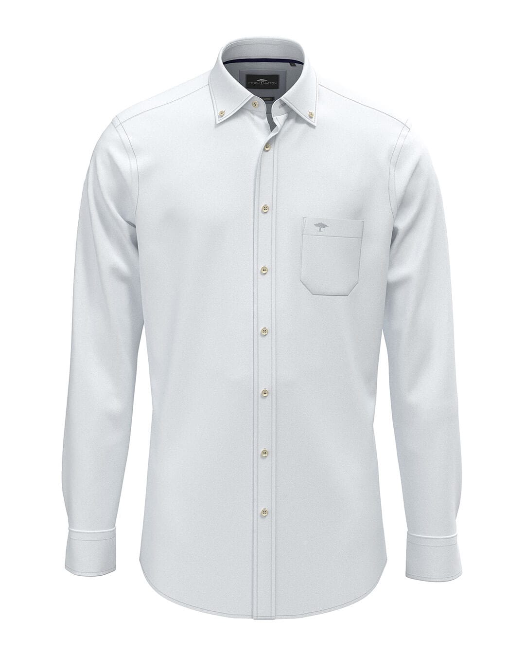 Fynch-Hatton Shirts Fynch-Hatton Oxford Sky Blue Shirt