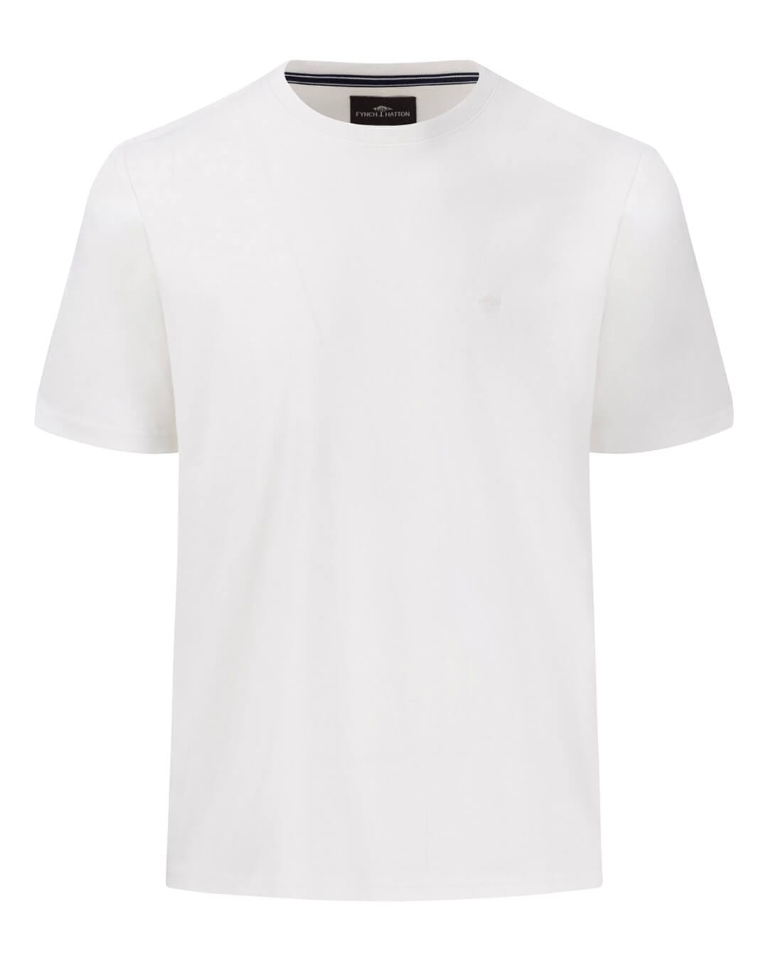 Fynch-Hatton T-Shirts Fynch-Hatton Interlock White T-Shirt