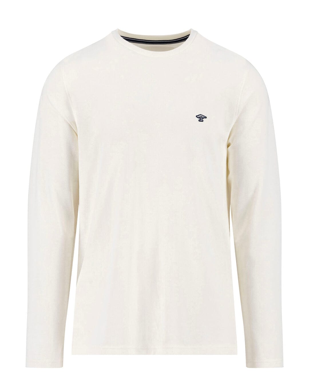 Fynch-Hatton T-Shirts Fynch-Hatton White Ls Premium Cotton T-Shirt