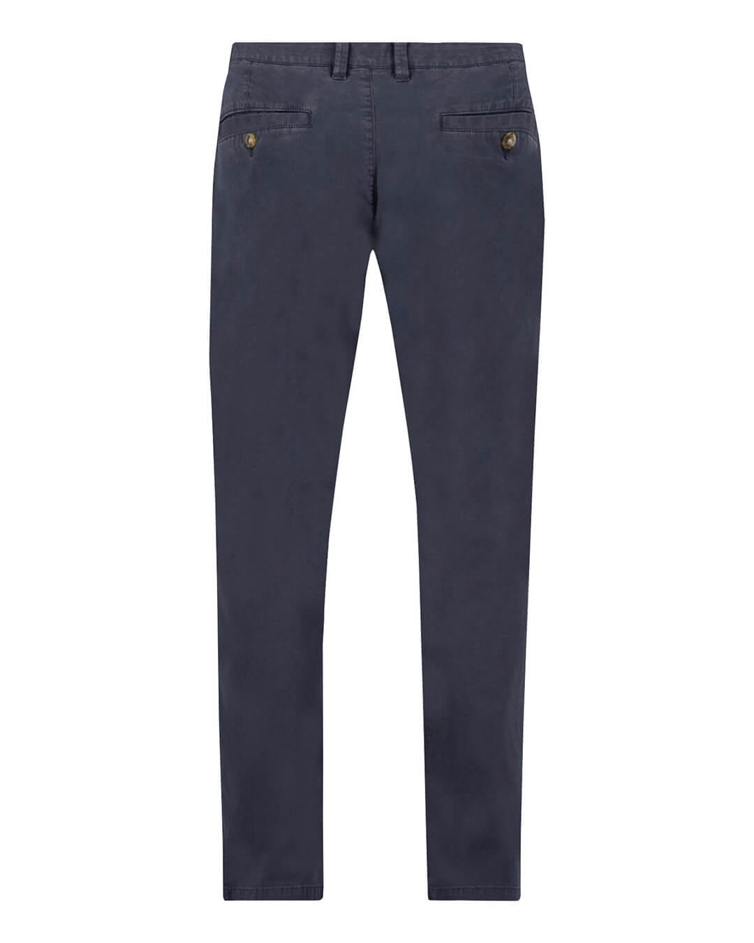 Fynch-Hatton Trousers Fynch-Hatton Dark Navy Basic Chino Trousers