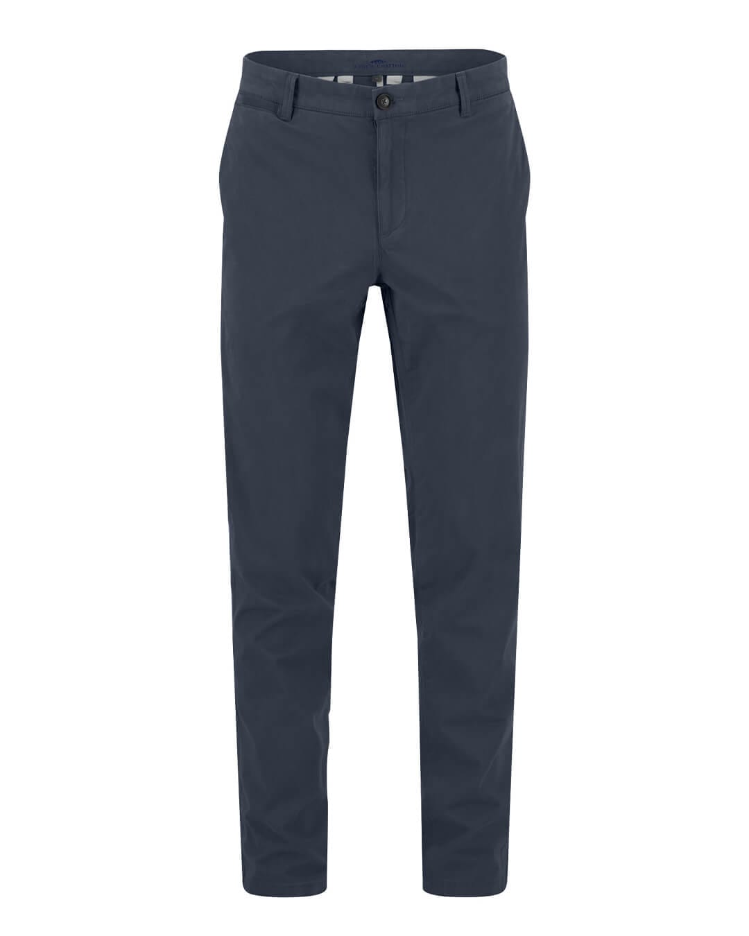 Fynch-Hatton Trousers Fynch-Hatton Navy Basic Chino Structure Trouser