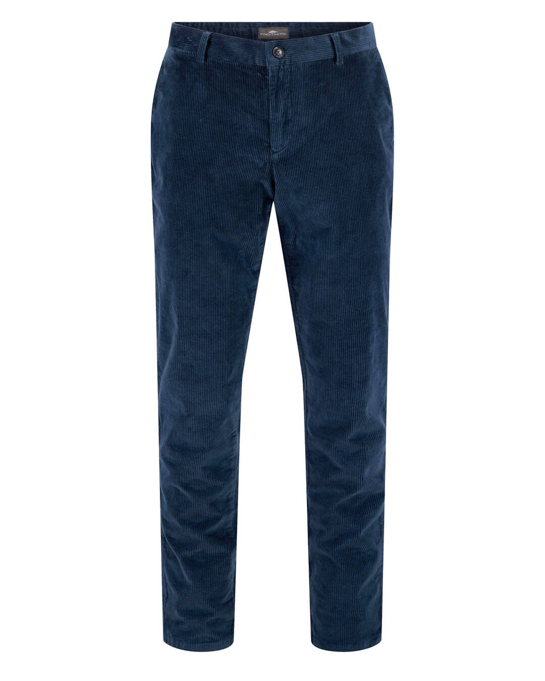 Fynch-Hatton Trousers Fynch-Hatton Navy Wide Corduroy Chino