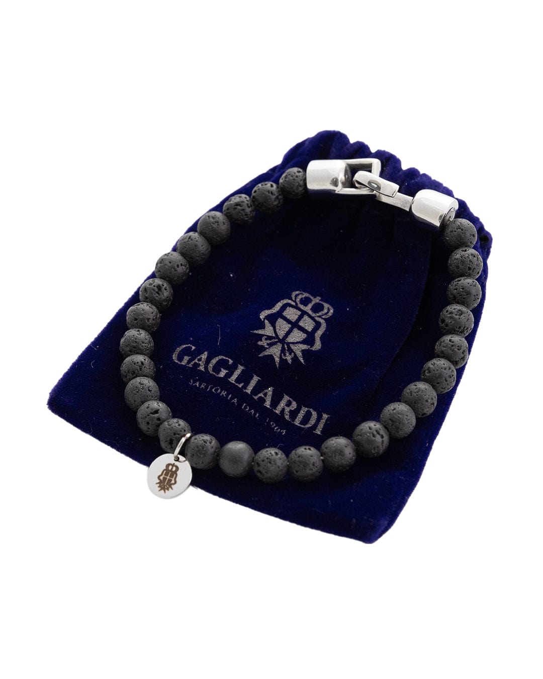 Gagliardi Bracelets Gagliardi Black Gemstone Bracelet