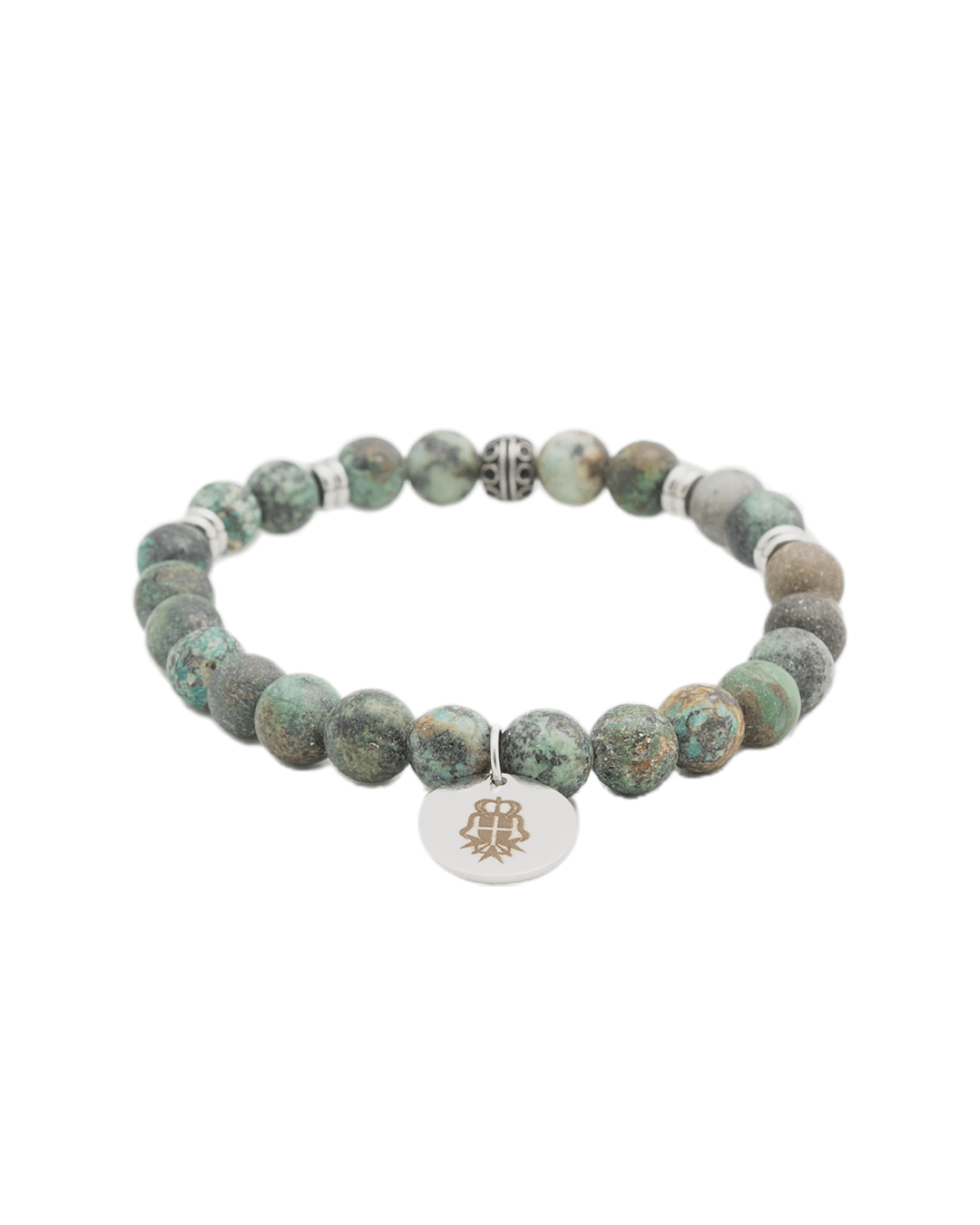 Gagliardi Bracelets Gagliardi Olive Gemstone Bead Bracelet