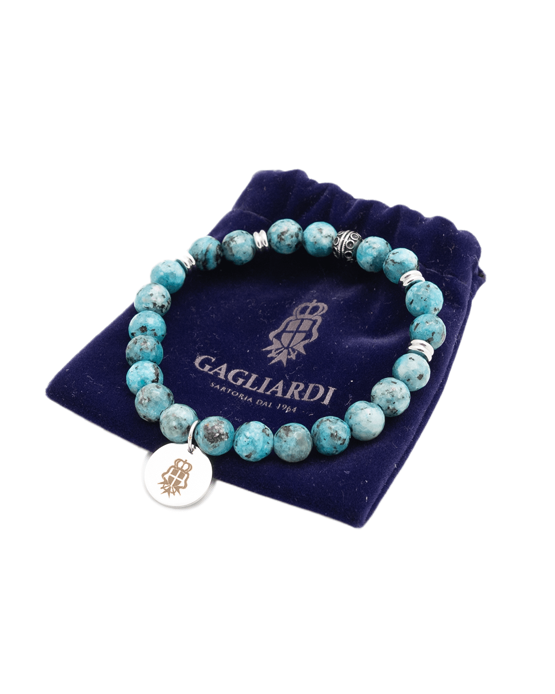 Gagliardi Bracelets Gagliardi Turquoise Gemstone Bead Bracelet