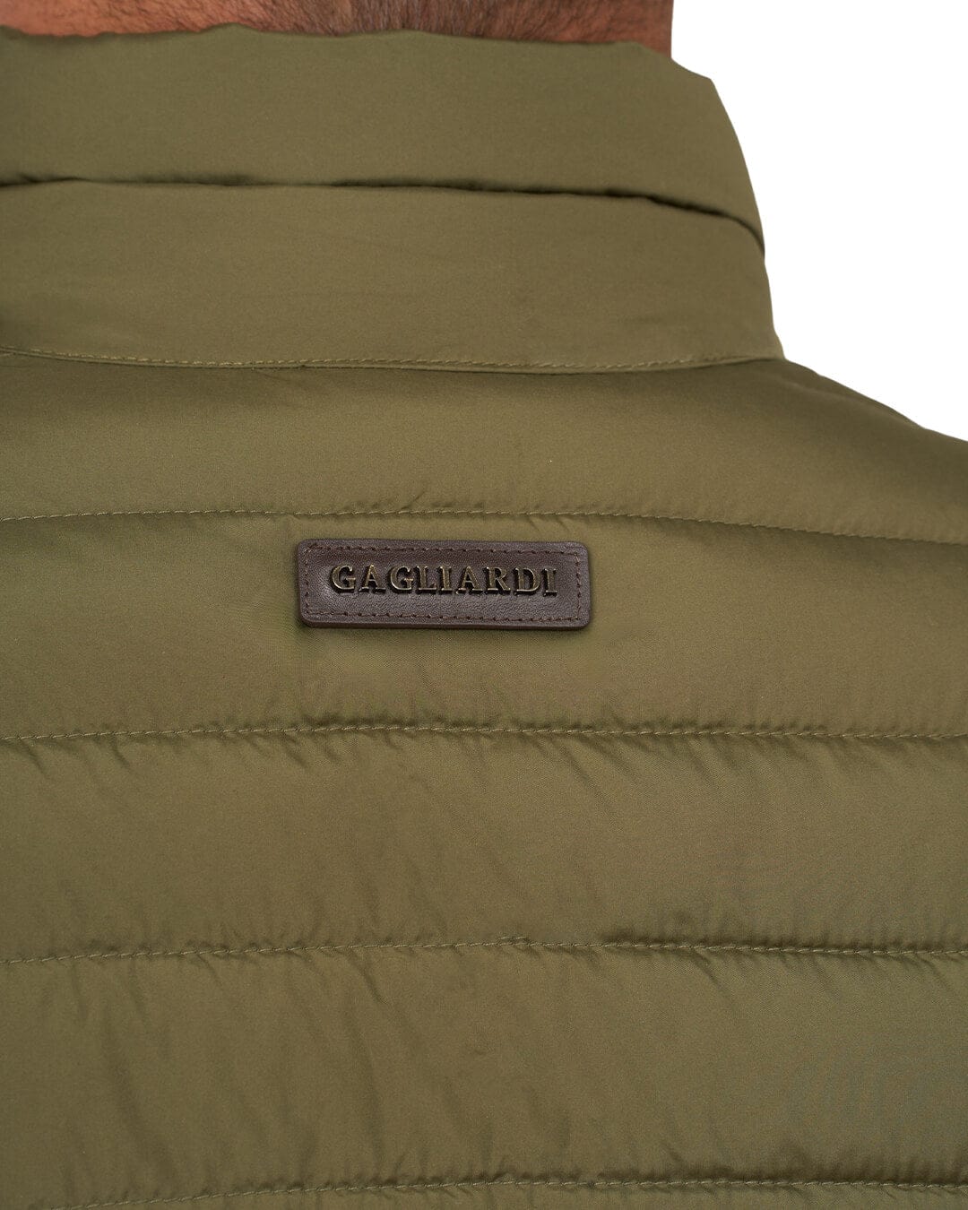 Gagliardi Gilets Gagliardi Green Wadded Gilet