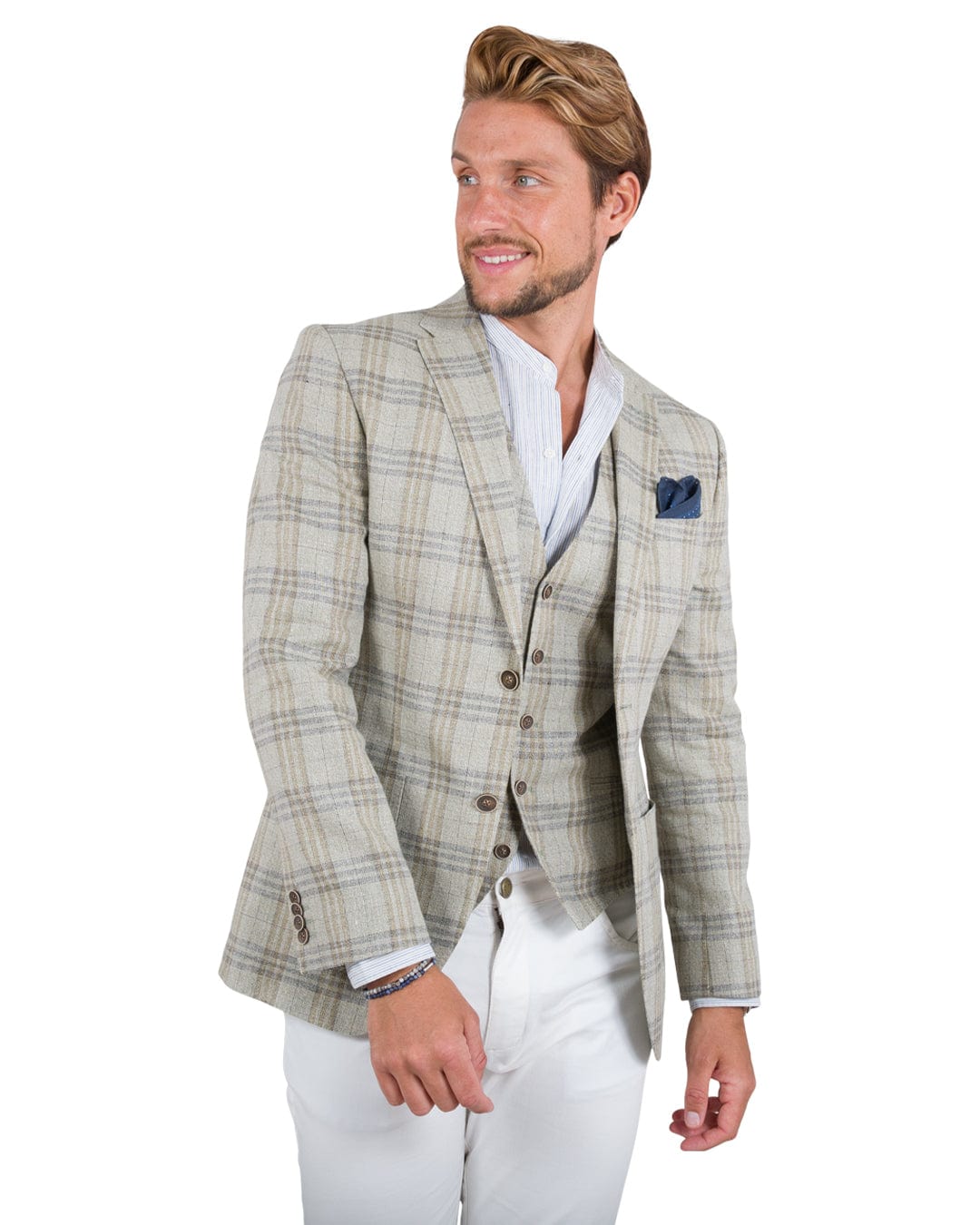 Green Ecotec Check Jacket