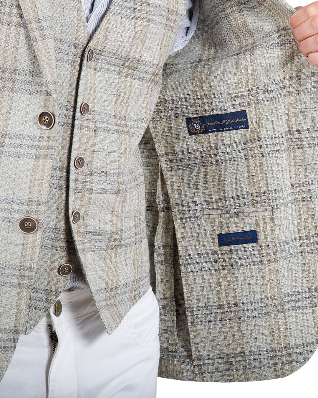 Green Ecotec Check Jacket