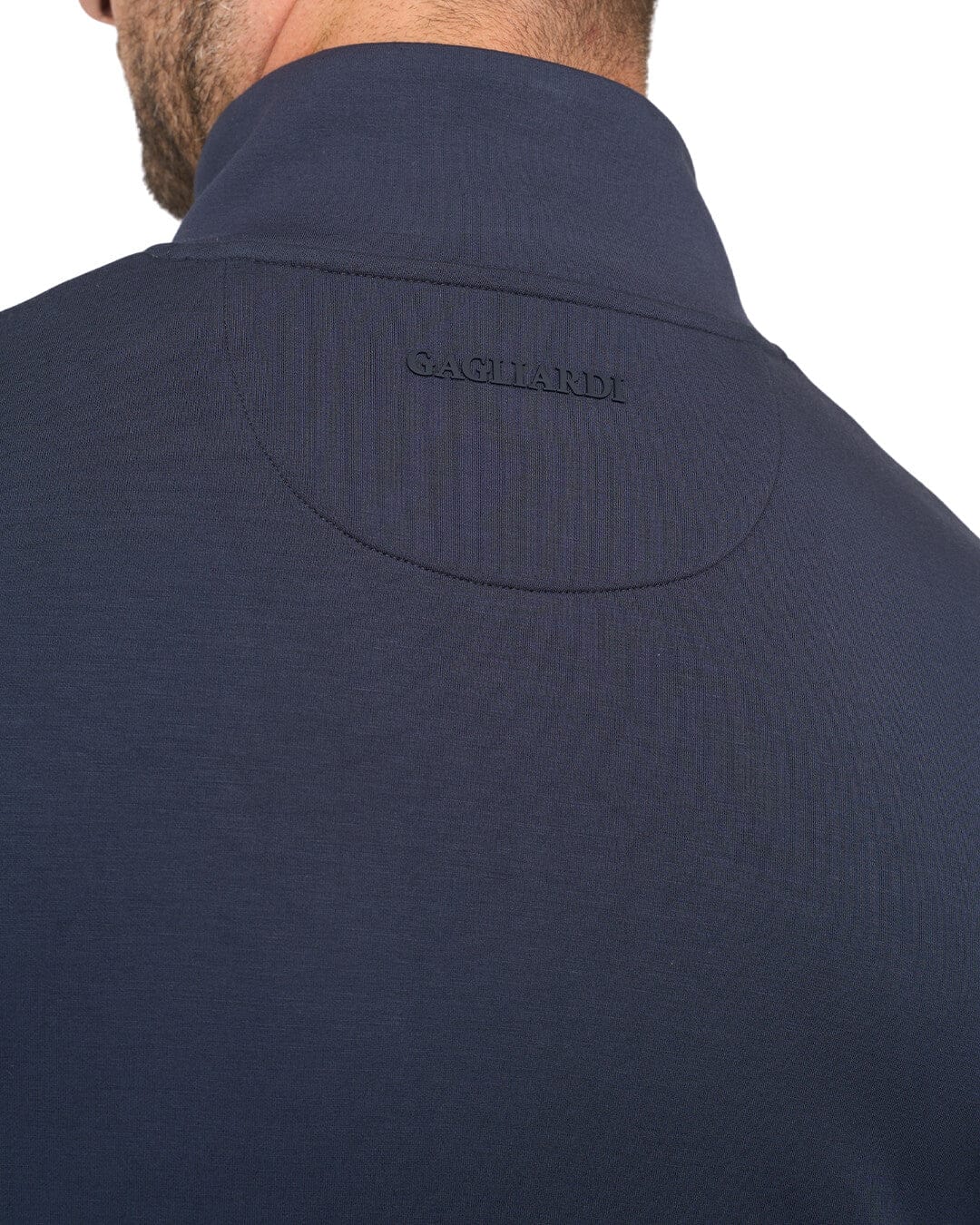 Gagliardi Jumpers Gagliardi Navy Sweatshirt Full Zip Interlock