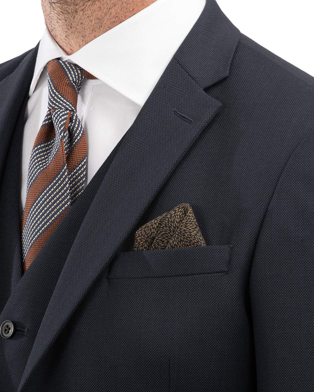 Navy Birdseye Jacket