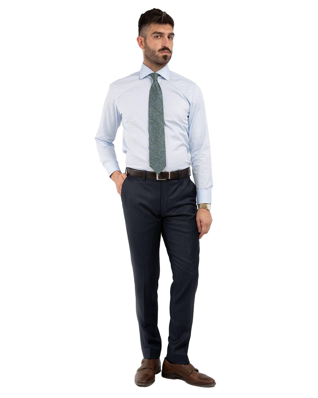 Cloth Ermenegildo Zegna Navy Suit Trousers