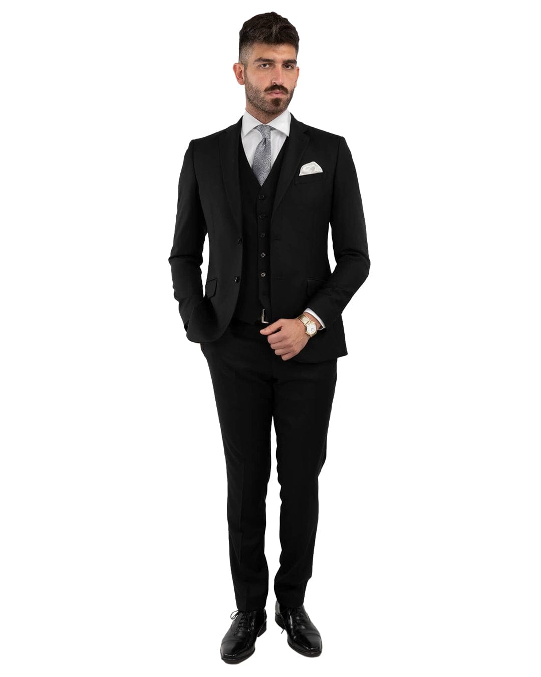 Gagliardi Lanificio F.lli Cerruti Black Suit Jacket