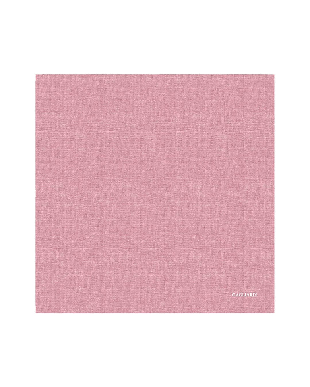 Gagliardi Pocket Squares One Size Gagliardi Pink Pocket Square Italian Silk Shappe Plain