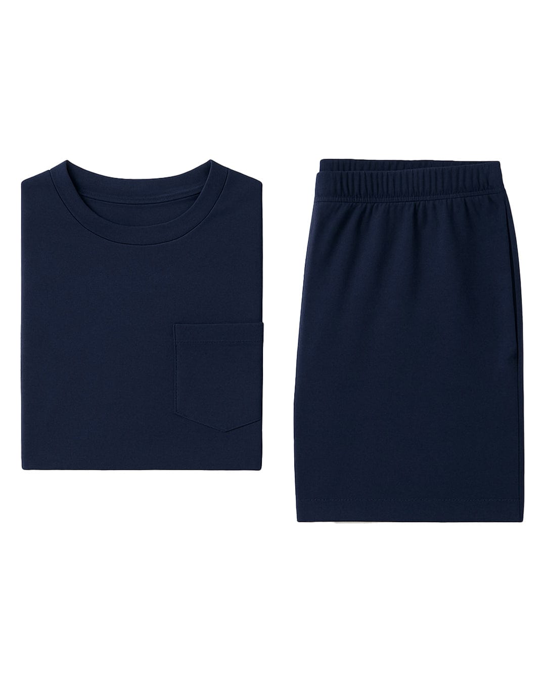 Gagliardi Sleepwear Gagliardi Navy 2-Piece Set Short Pyjamas