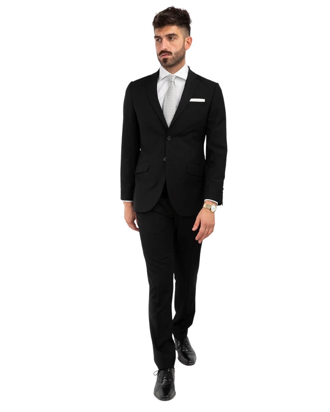 Black Machine Washable Suit