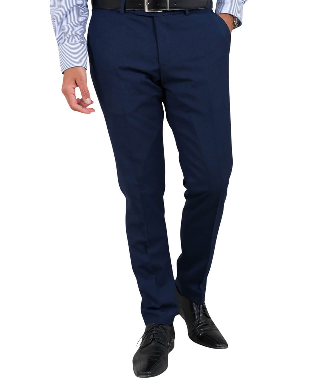 Navy Puppytooth Suit