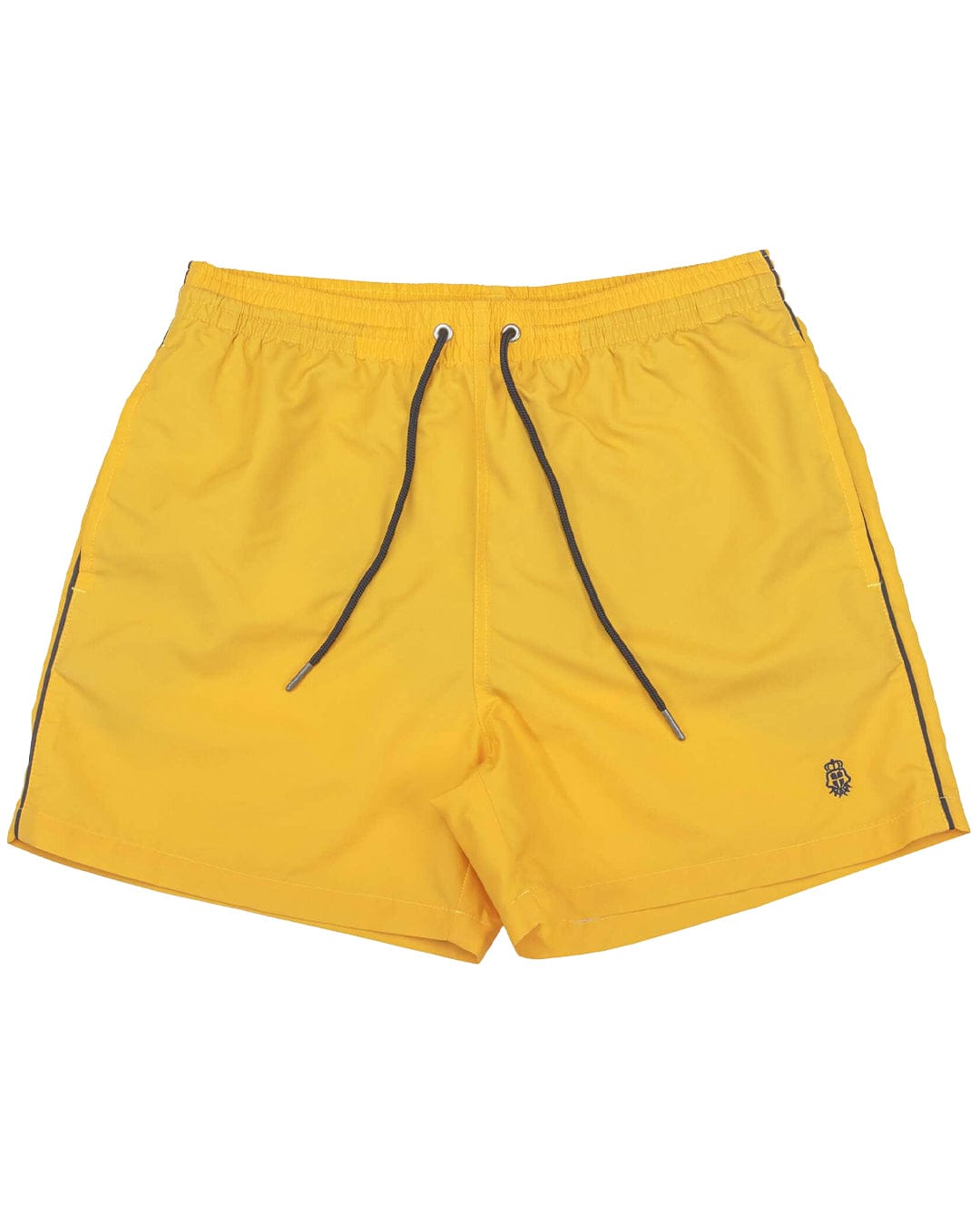 Yellow Piped Swim Shorts