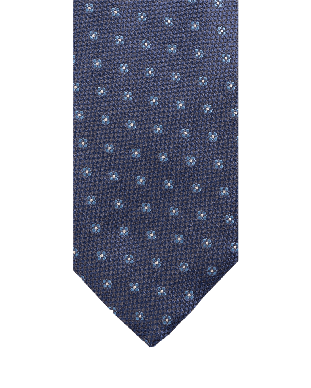 Gagliardi Ties One Size Gagliardi Blue Textured Floral Italian Silk Tie