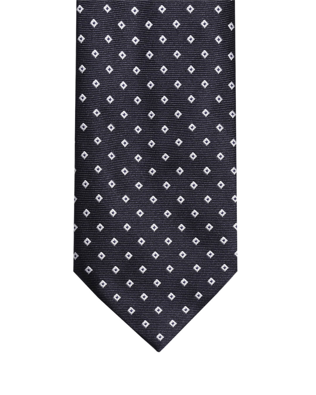 Gagliardi Ties One Size Gagliardi Navy Geometric Squares Italian Silk Tie