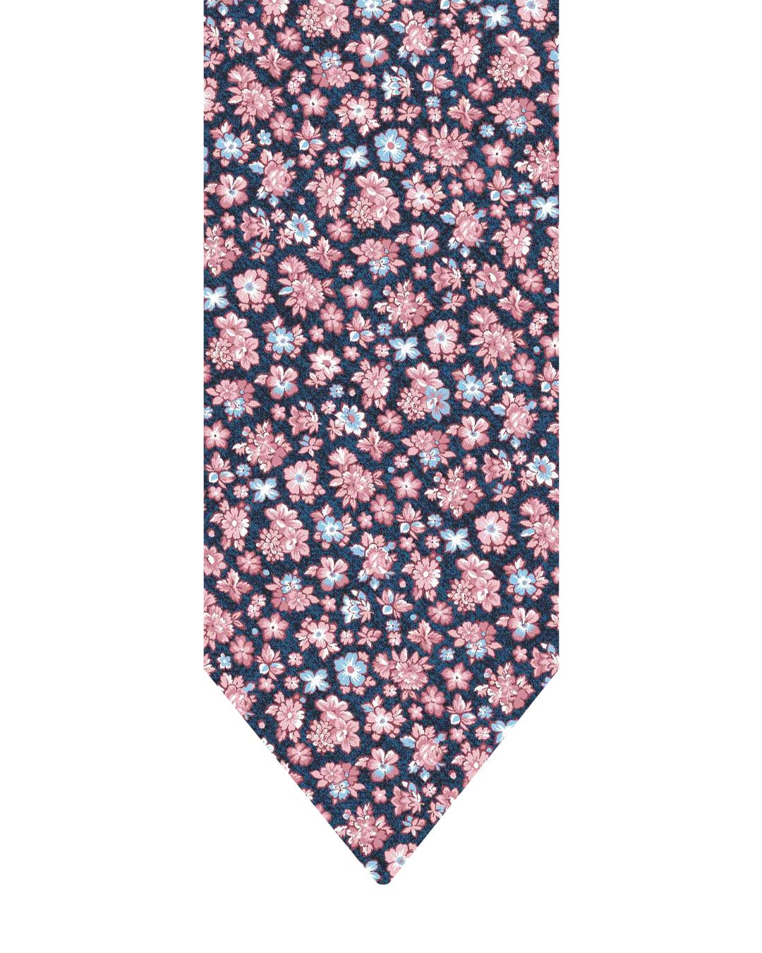 Gagliardi Ties One Size Gagliardi Navy Tie Italian Silk Shappe Floral