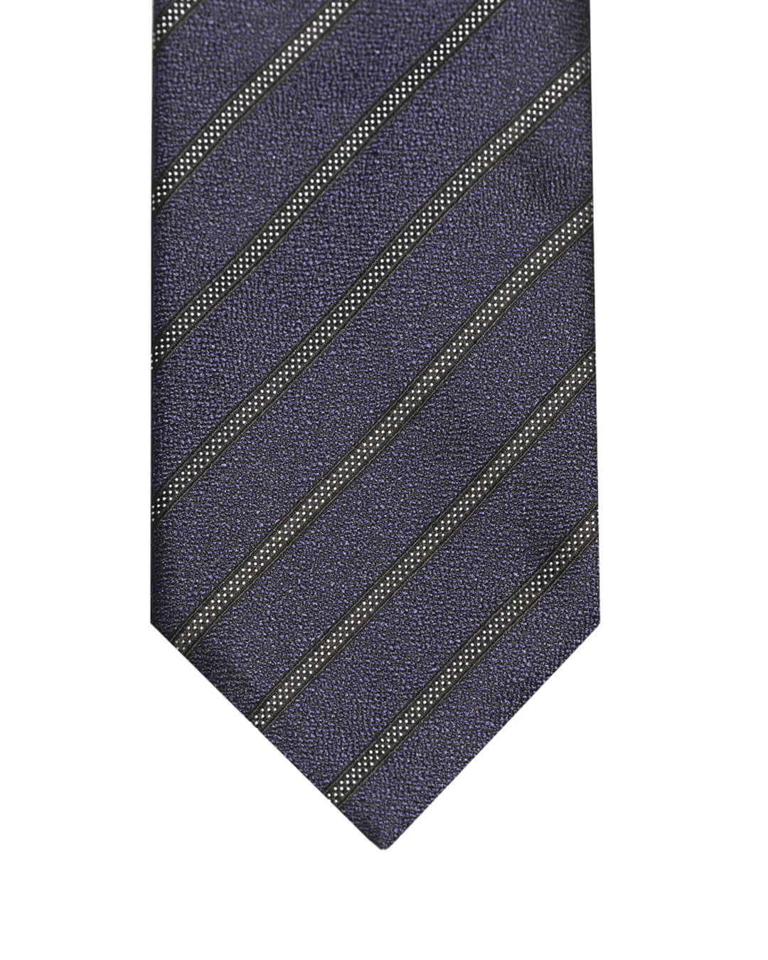 Gagliardi Ties One Size Gagliardi Navy Triple Pin Stripe Italian Silk Tie