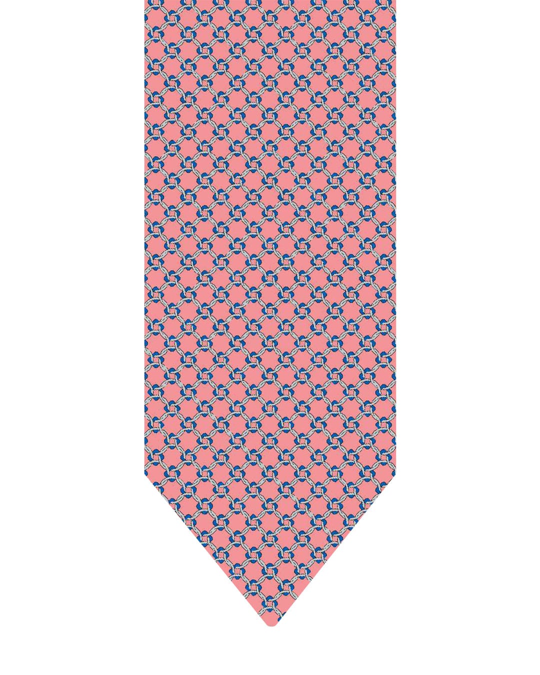 Gagliardi Ties One Size Gagliardi Pink Tie Italian Silk Printed Circles