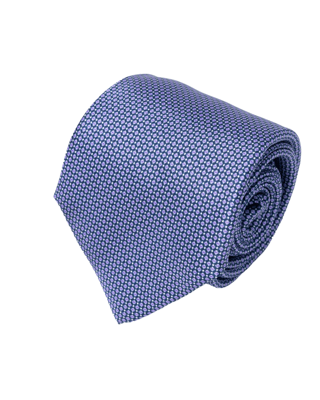 Gagliardi Ties One Size Gagliardi Purple Geometric Italian Silk Printed Tie