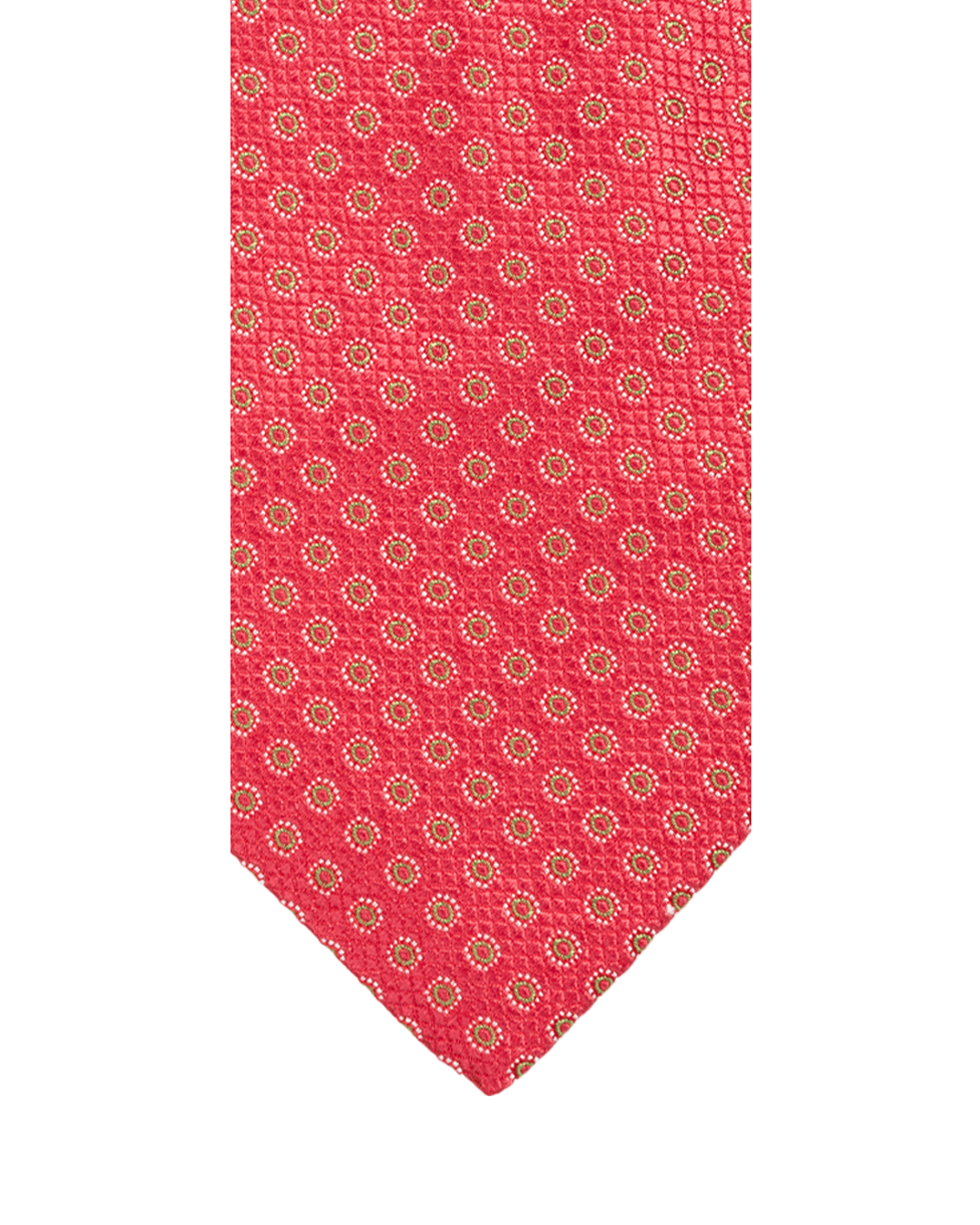 Gagliardi Ties One Size Gagliardi Red Geometric Circles Italian Silk Tie