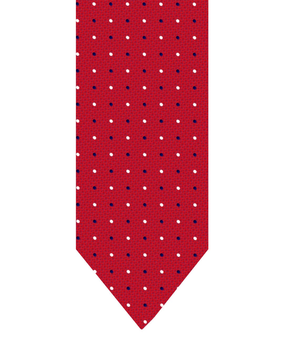 Gagliardi Ties One Size Gagliardi Red Tie Italian Silk Textured Spot