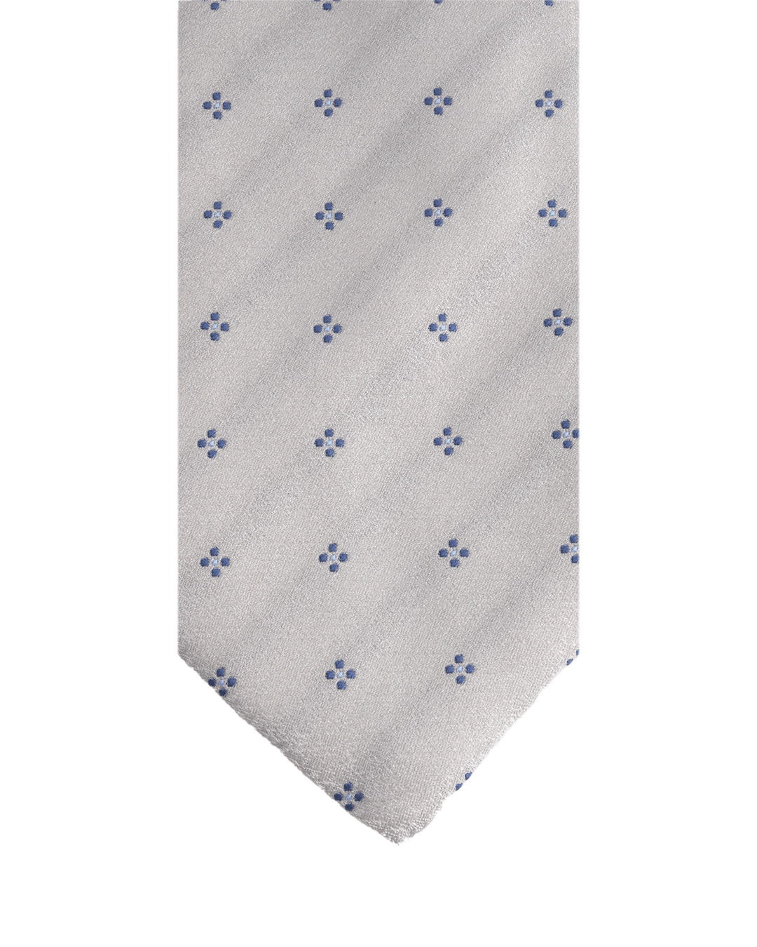 Gagliardi Ties One Size Gagliardi Silver Four Dots Design Italian Silk Tie
