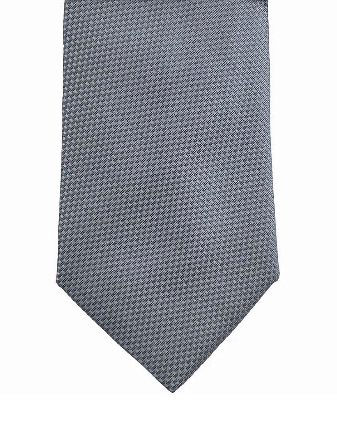 Gagliardi Ties One Size Gagliardi Silver Textured Italian Silk Tie