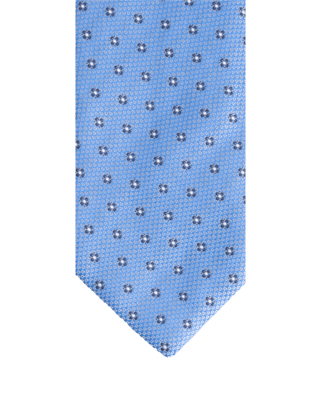 Gagliardi Ties One Size Gagliardi Sky Textured Floral Italian Silk Tie