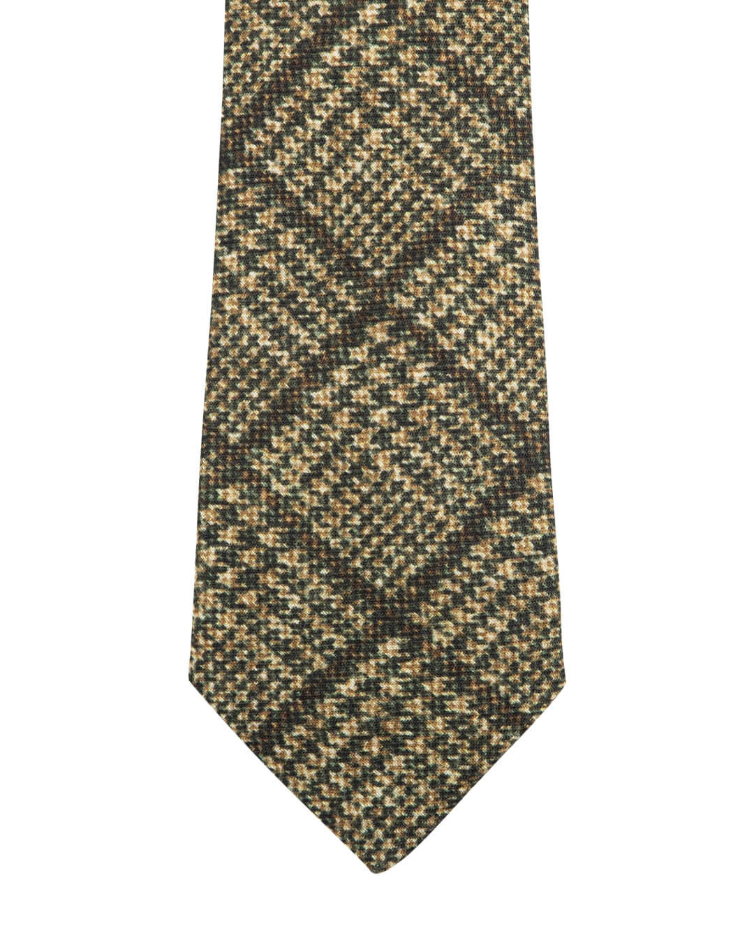 Tie Check Brown Camel Beige