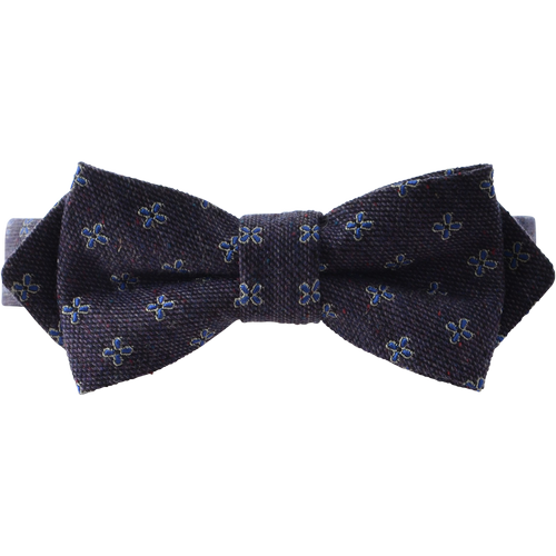 Purple and Blue Floral Geometric Bow Tie - Gagliardi