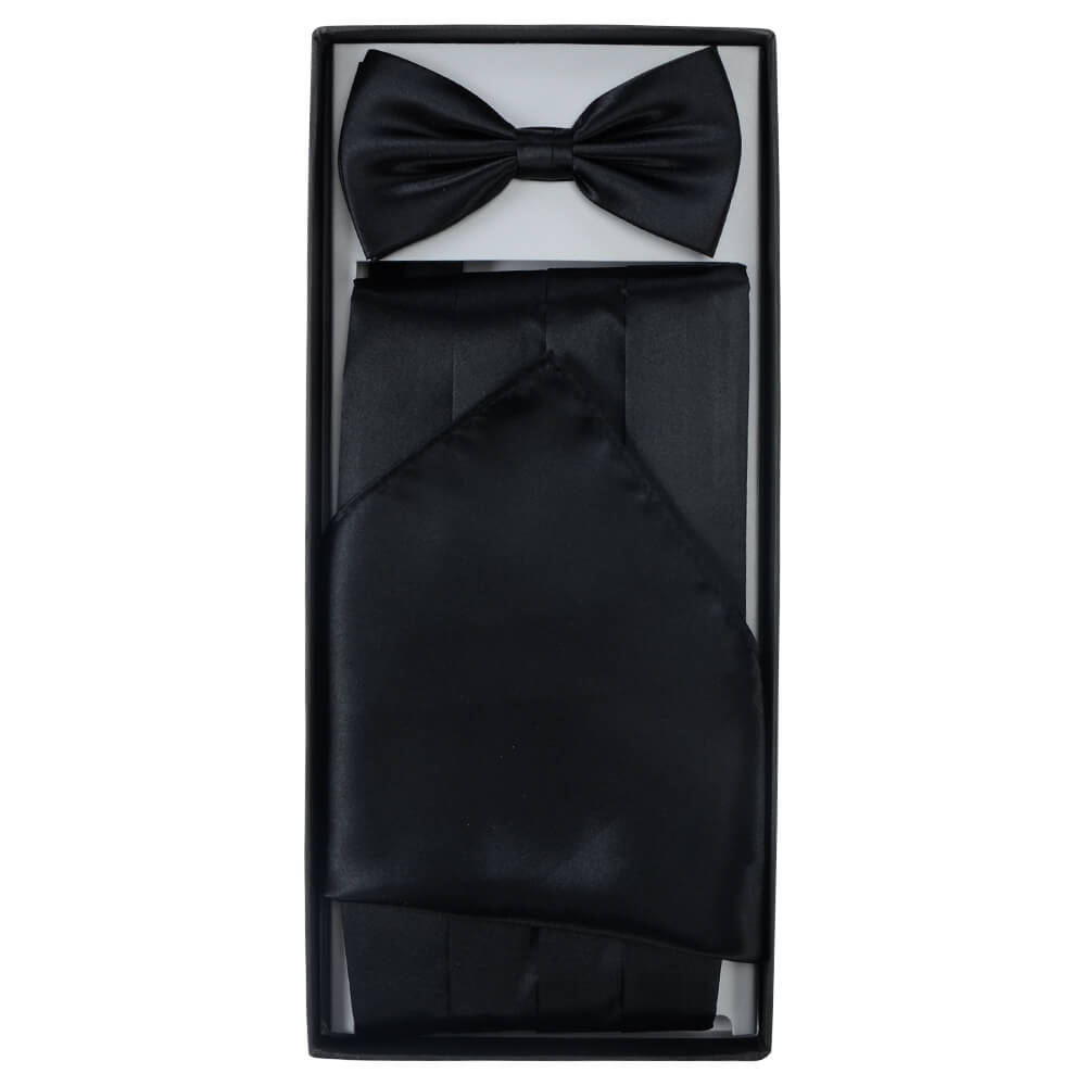 Black Bow Tie Set - Gagliardi