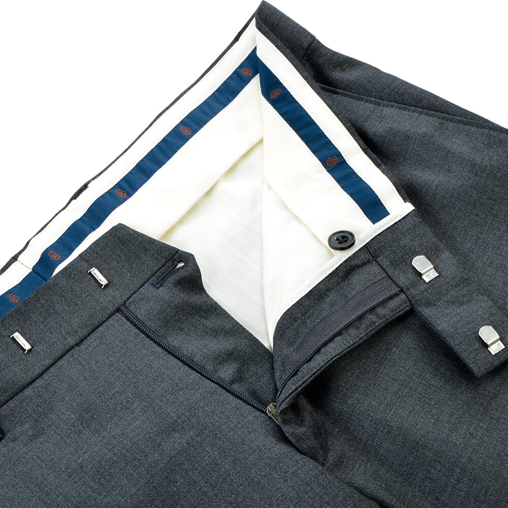 Vitale Barberis Canonico Charcoal Shark Skin Suit - Gagliardi
