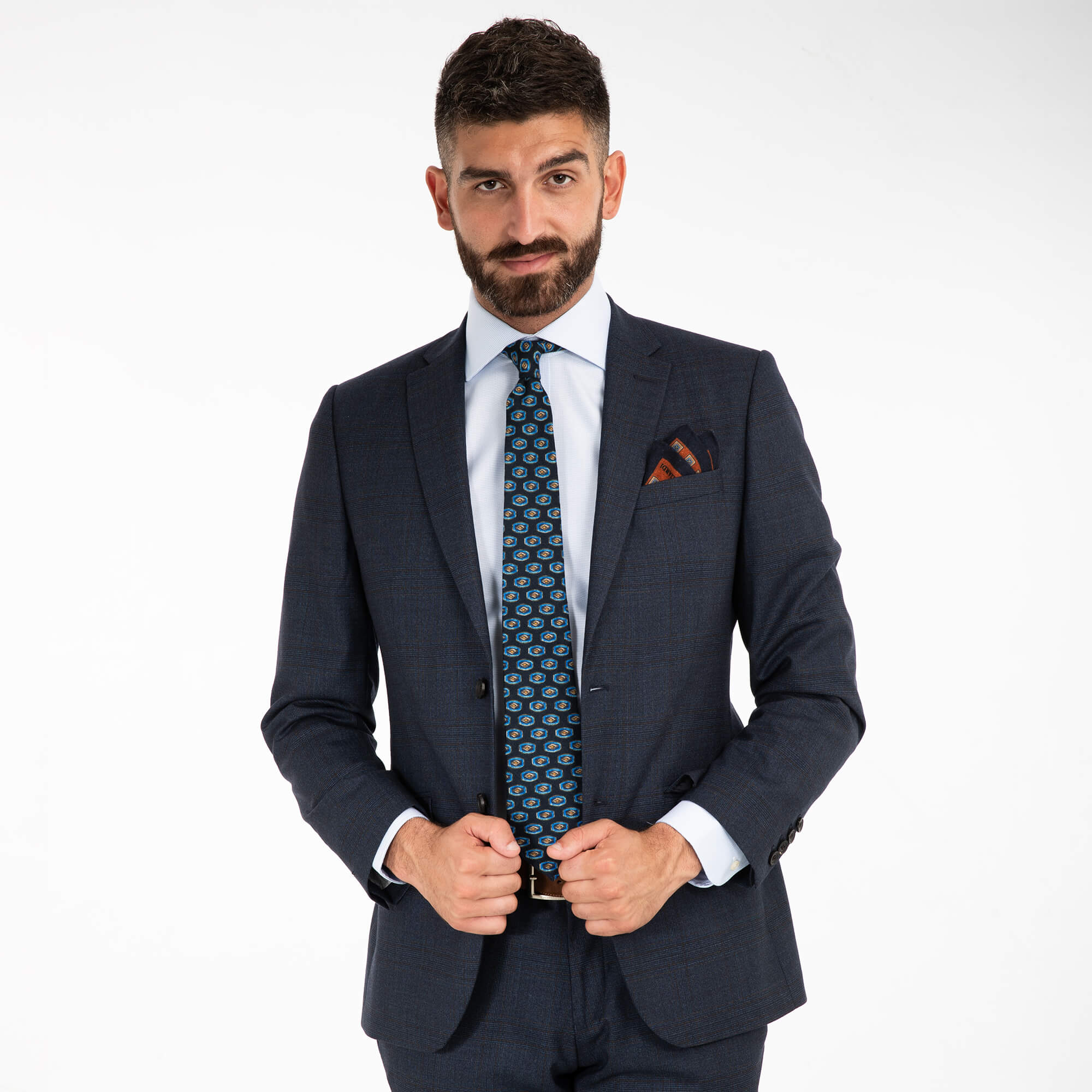 Lanificio Ing. Loro Piana Blue Glen Check Suit