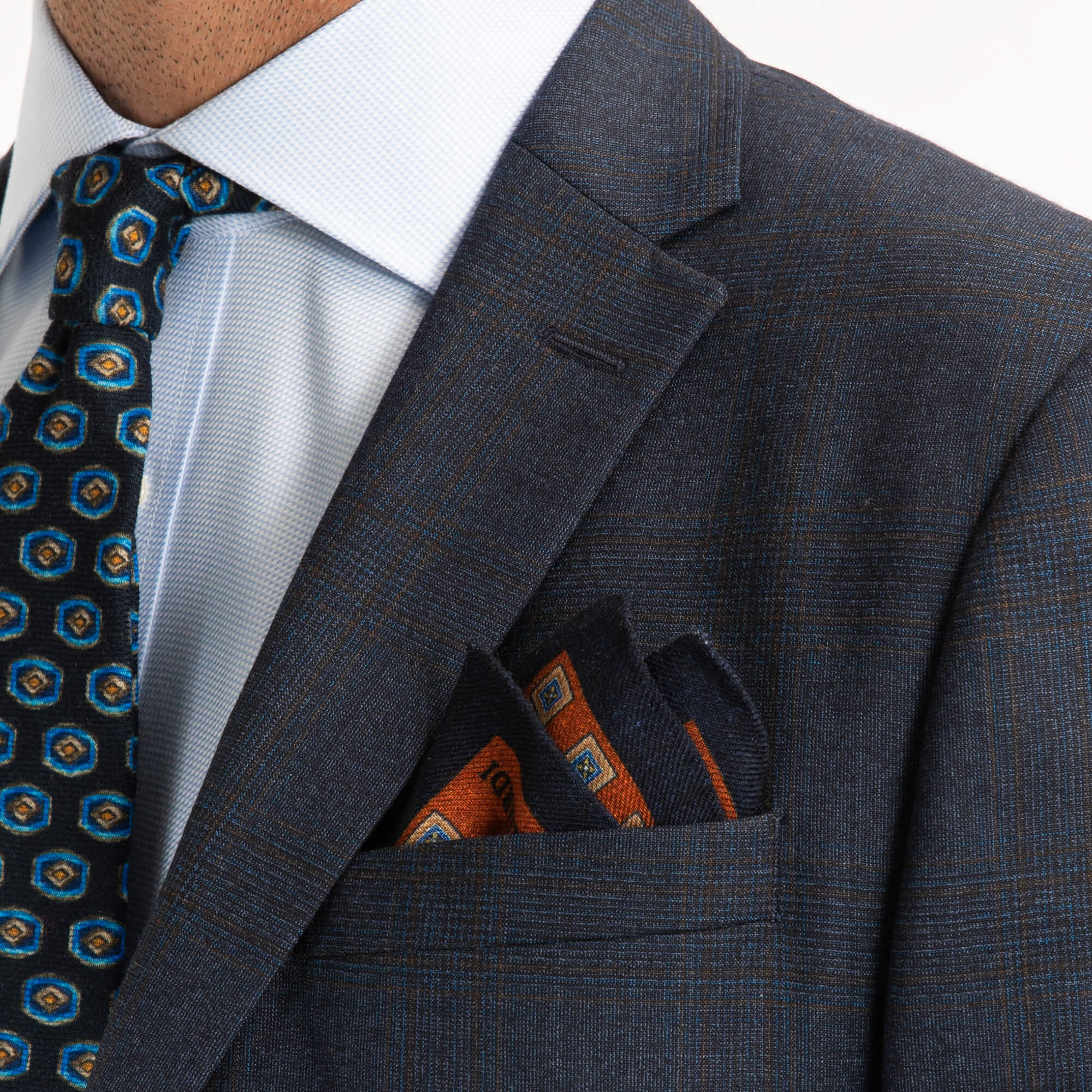 Lanificio Ing. Loro Piana Blue Glen Check Suit