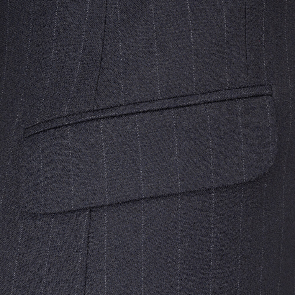 Lanificio F.lli Cerruti Navy Striped Suit - Gagliardi