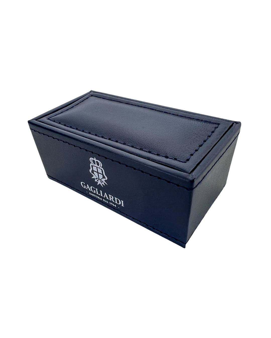 Rhodium Round Cufflinks With Red Enamel Bullseye